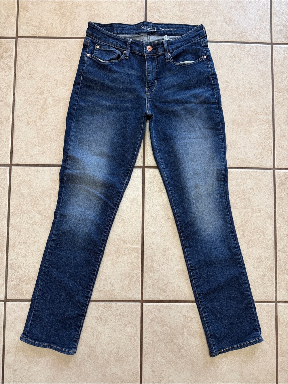 Signature by Levi Strauss Women's Indigo Skinny Jeans